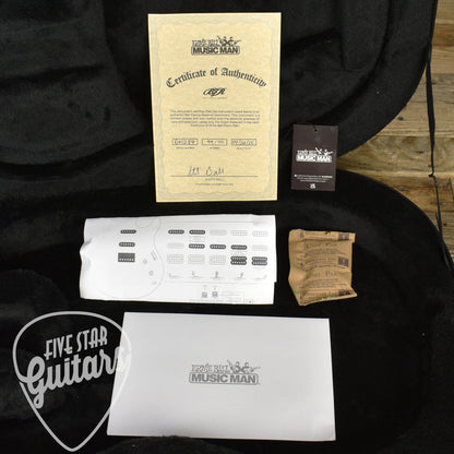 Ernie Ball Music Man Ball Family Reserve Luke 4 HSS FLoyd Rose Limited - Green Tide with Mono Case