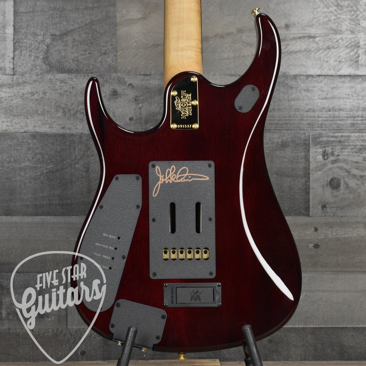 Ernie Ball MusicMan Ball Family Reserve JP15 - Solar Flare with Mono Case