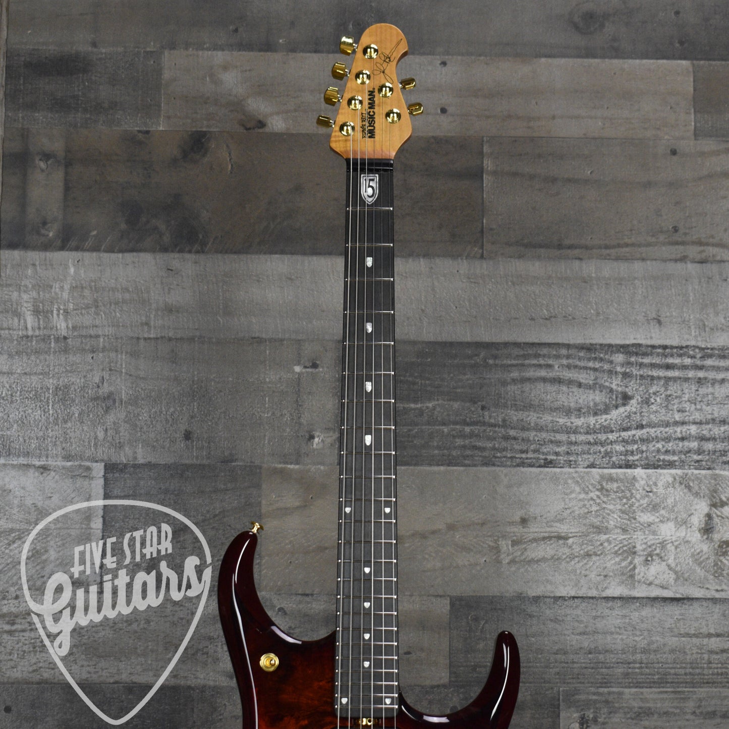 Ernie Ball MusicMan Ball Family Reserve JP15 - Solar Flare with Mono Case