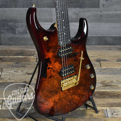 Ernie Ball MusicMan Ball Family Reserve JP15 - Solar Flare with Mono Case