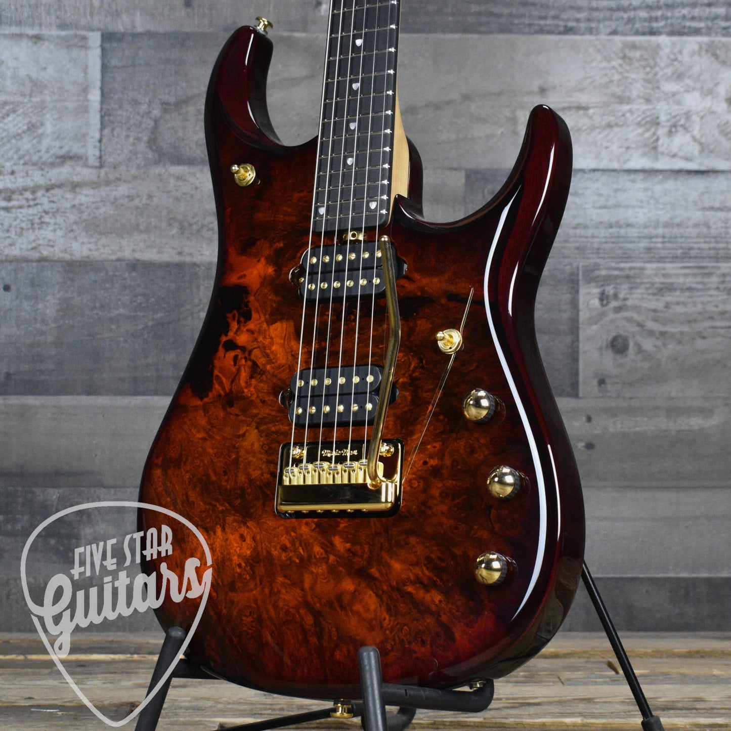 Ernie Ball MusicMan Ball Family Reserve JP15 - Solar Flare with Mono Case