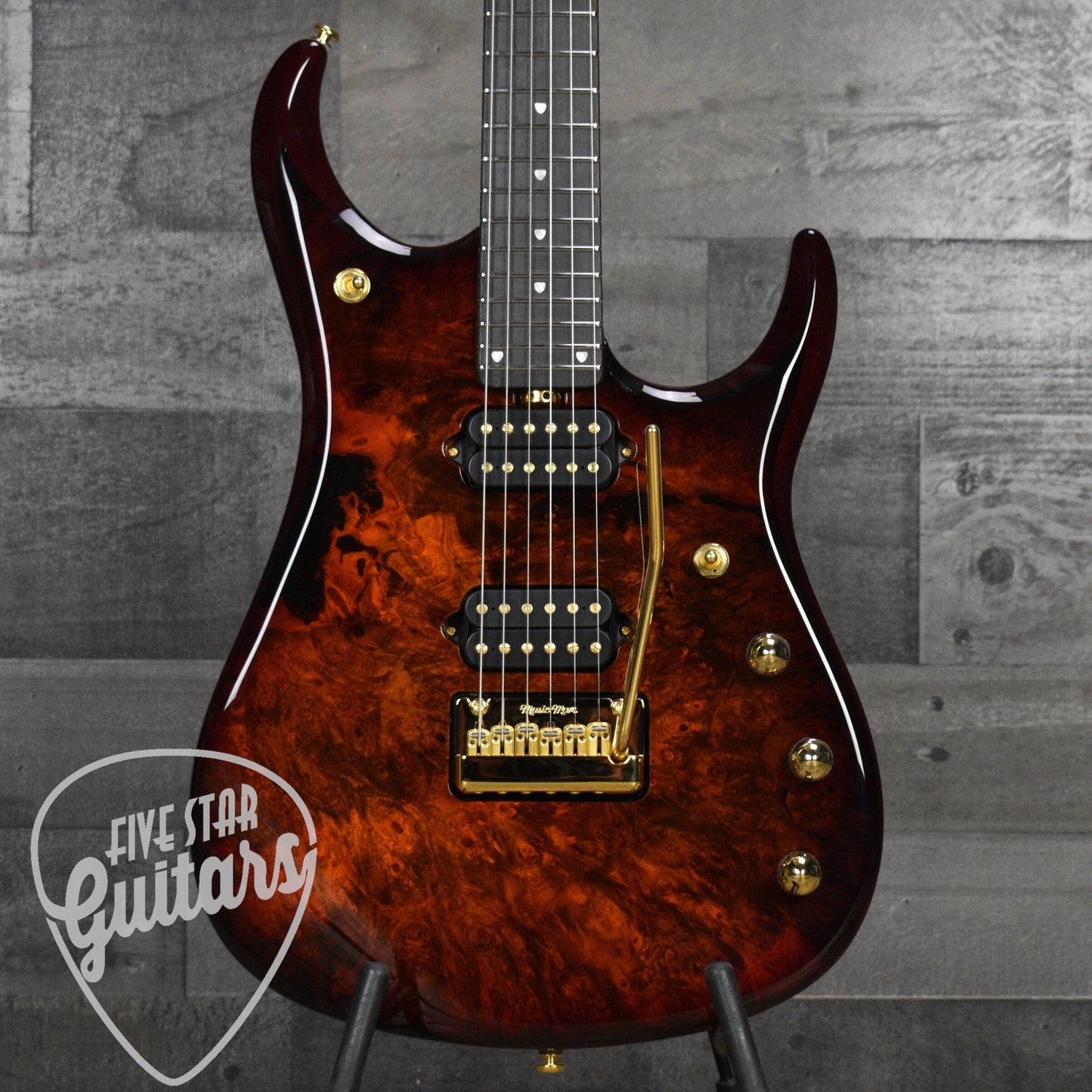Ernie Ball MusicMan Ball Family Reserve JP15 - Solar Flare with Mono Case