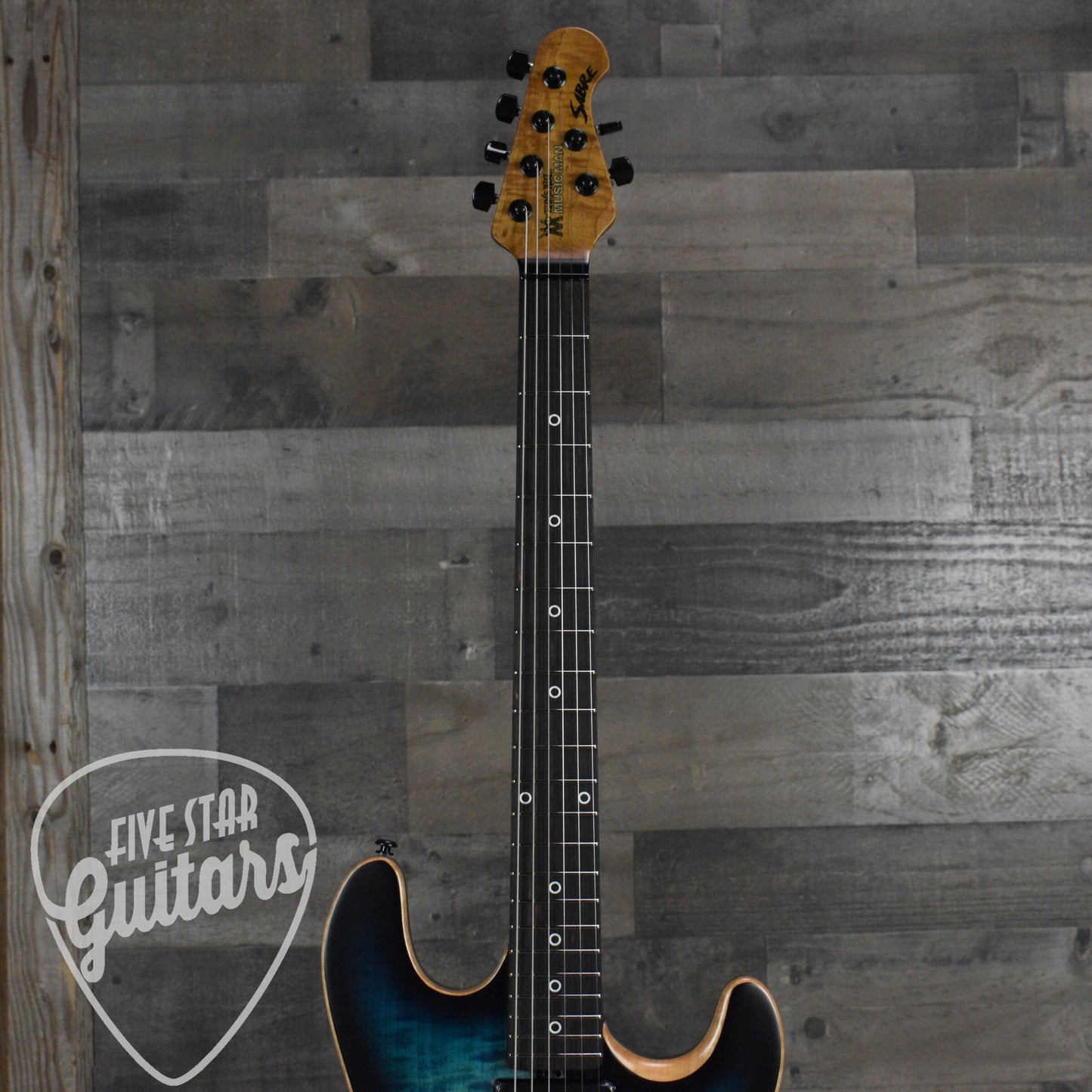 Ernie Ball MusicMan Rabea Massaad Sabre - Carian Burst with Soft Shell Case