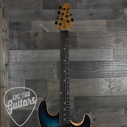 Ernie Ball MusicMan Rabea Massaad Sabre - Carian Burst with Soft Shell Case