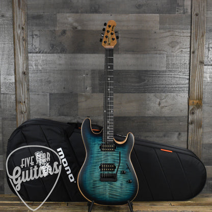 Ernie Ball MusicMan Rabea Massaad Sabre - Carian Burst with Soft Shell Case