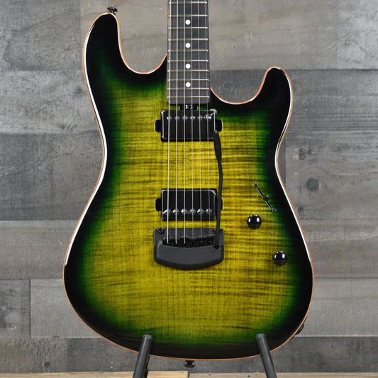 Ernie Ball Music Man Sabre - Gator Burst with Mono Case