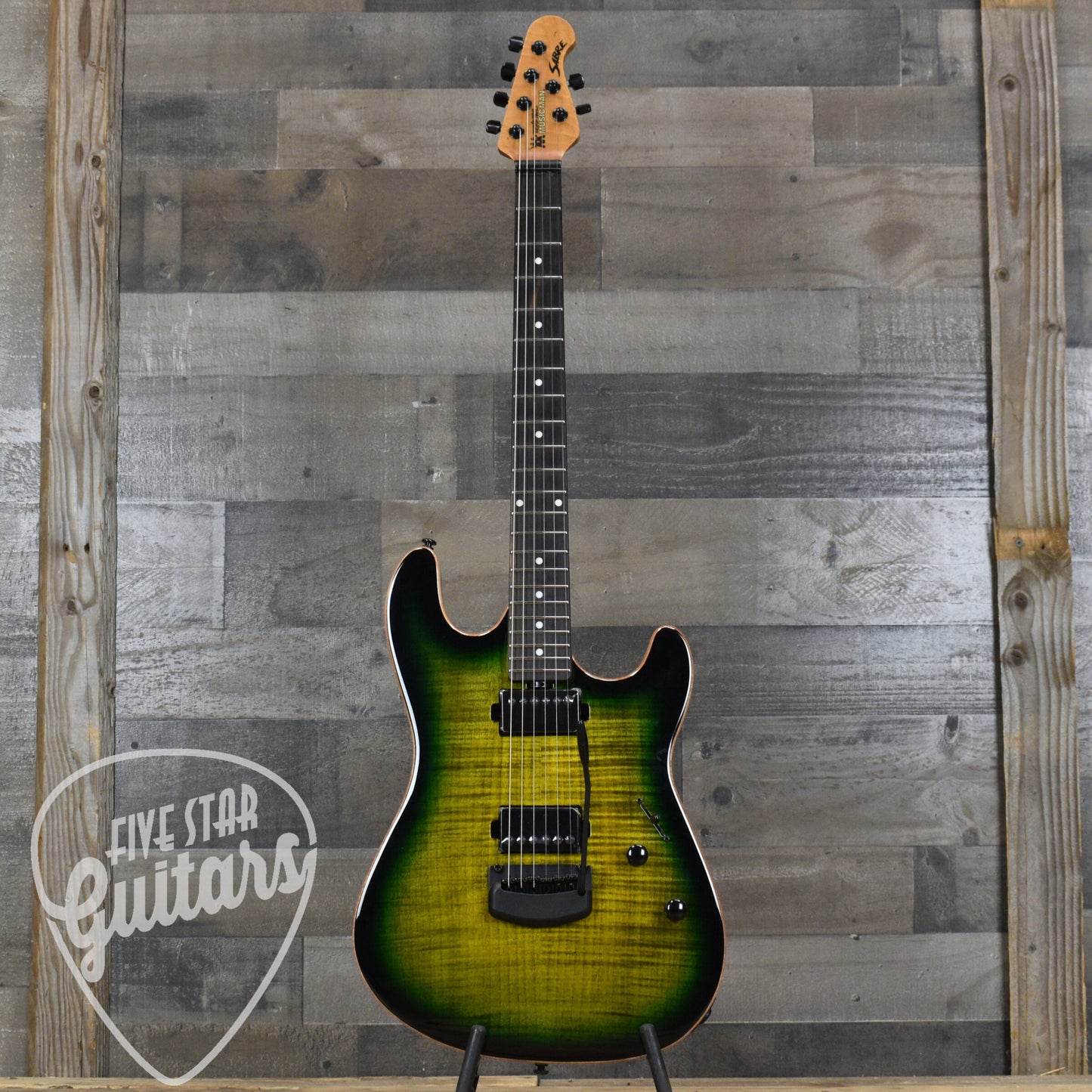 Ernie Ball Music Man Sabre - Gator Burst with Mono Case