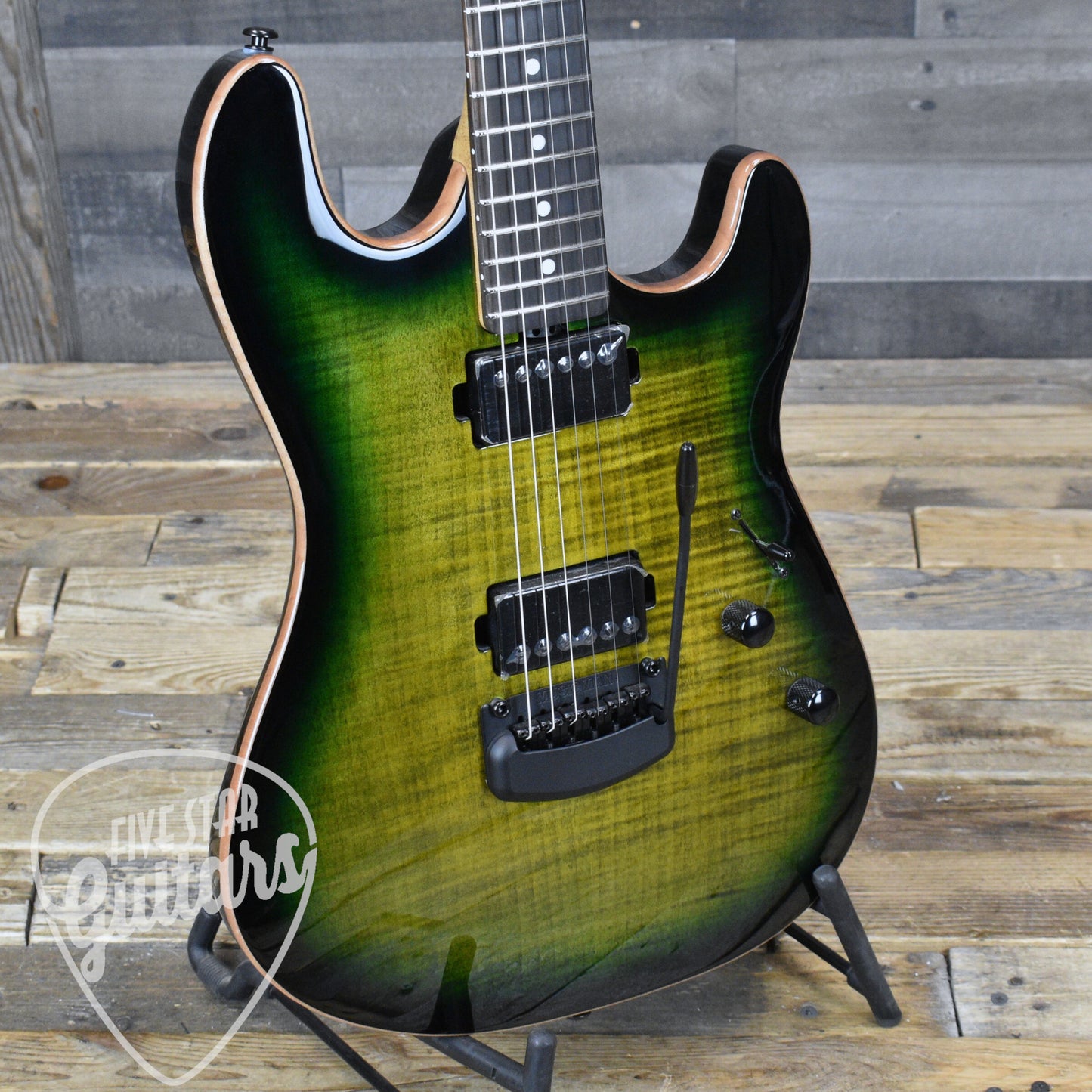 Ernie Ball Music Man Sabre - Gator Burst with Mono Case