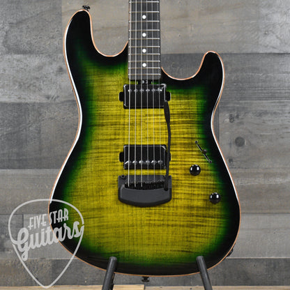 Ernie Ball Music Man Sabre - Gator Burst with Mono Case