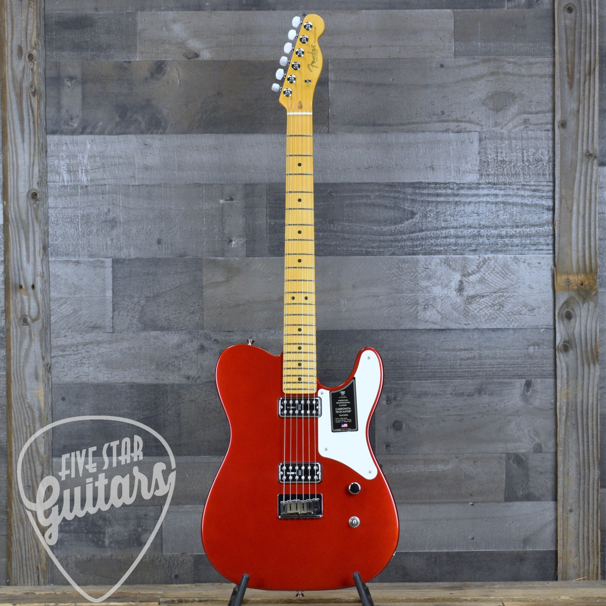 Fender 75th Anniversary American Professional Classic Cabronita Telecaster - Candy Apple Red with Hardshell Case