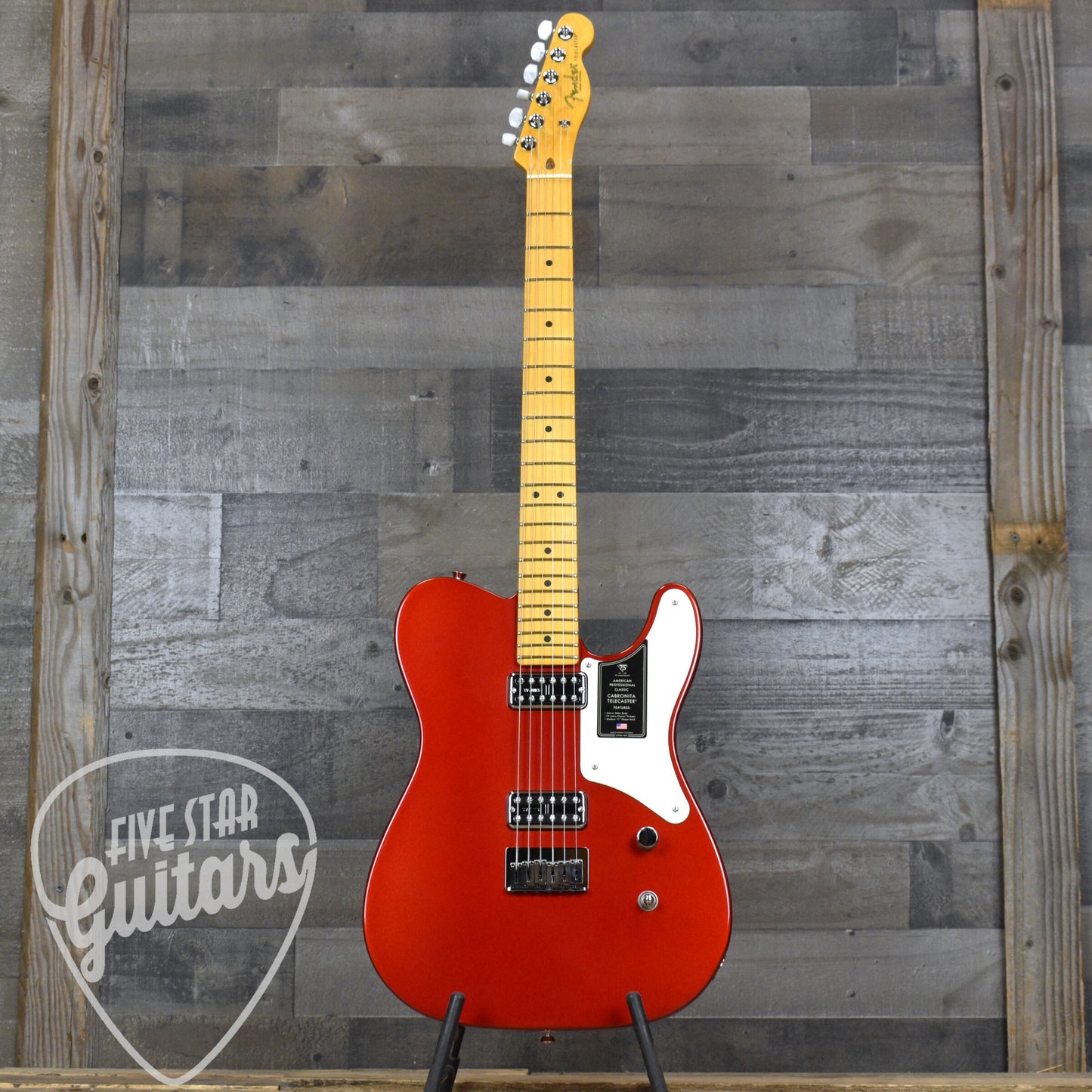 Fender 75th Anniversary American Professional Classic Cabronita Telecaster - Candy Apple Red with Hardshell Case