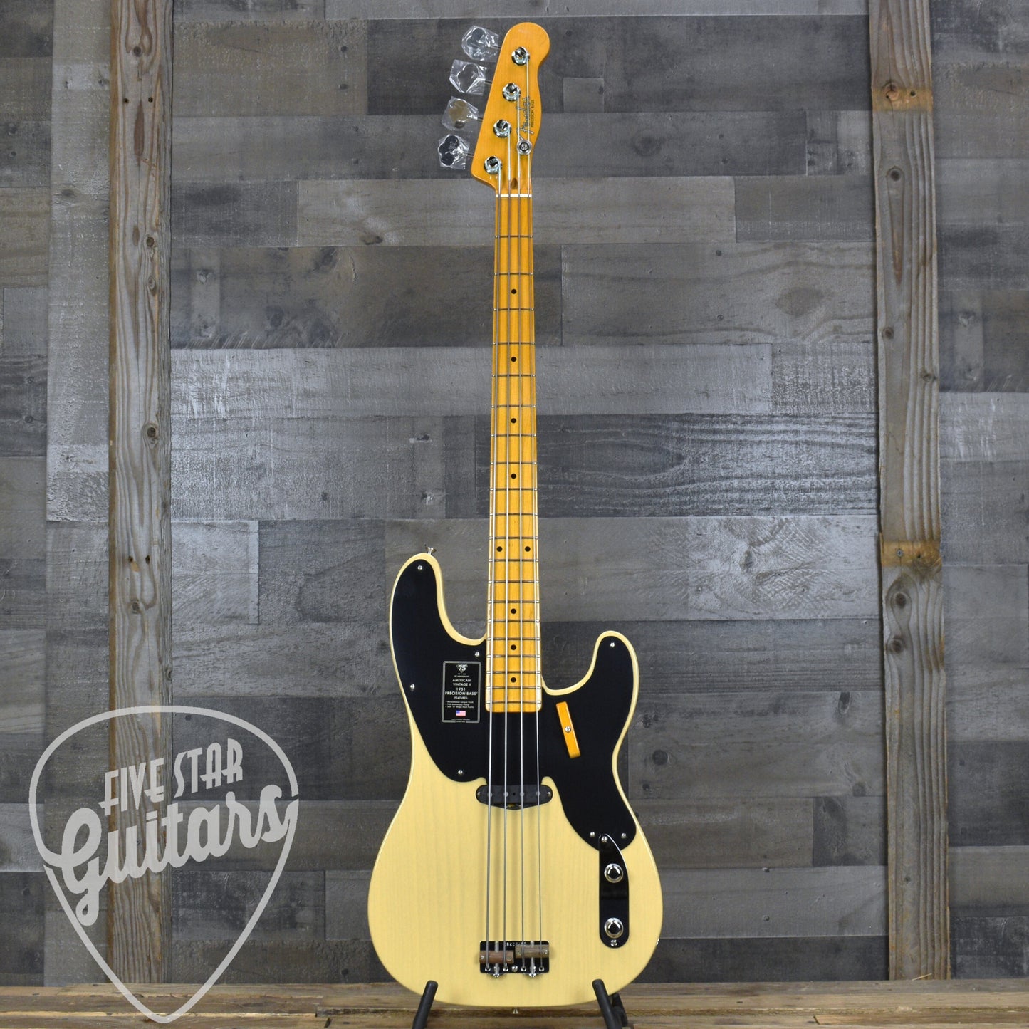 Fender 75th Anniversary American Vintage II 1951 Precision Bass - Butterscotch Blonde with Hardshell Case
