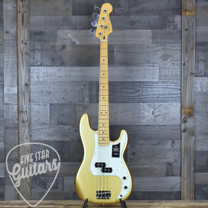 Fender 75th Anniversary Player II Precision Bass - Aztec Gold with Gigbag