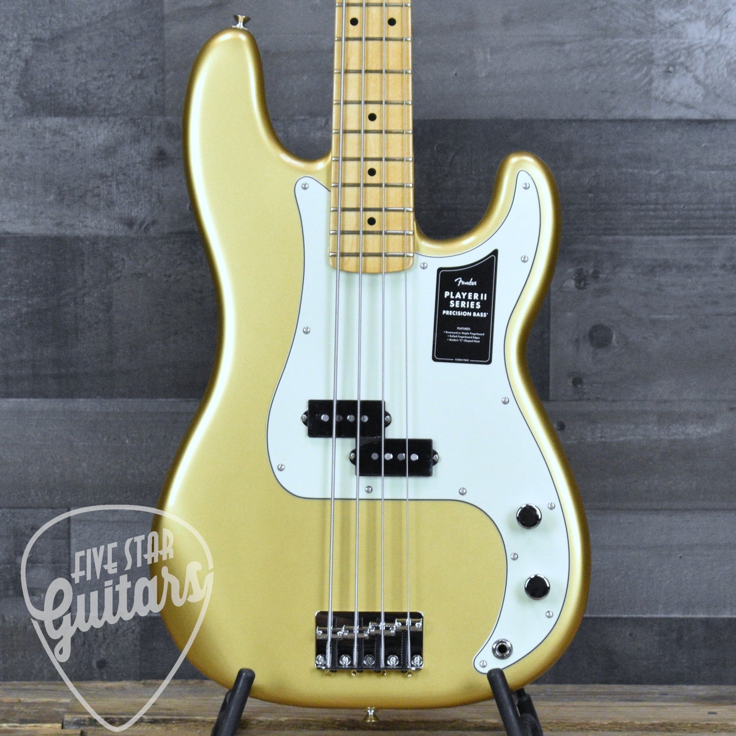 Fender 75th Anniversary Player II Precision Bass - Aztec Gold with Gigbag