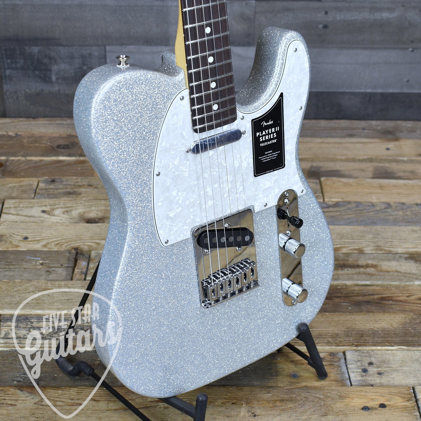 Fender 75th Anniversary Player II Telecaster - Diamond Dust Sparkle with Gig Bag