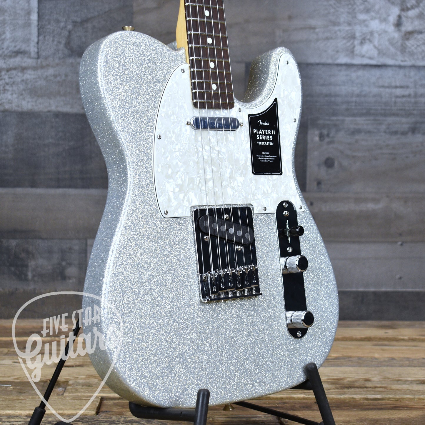 Fender 75th Anniversary Player II Telecaster - Diamond Dust Sparkle with Gig Bag