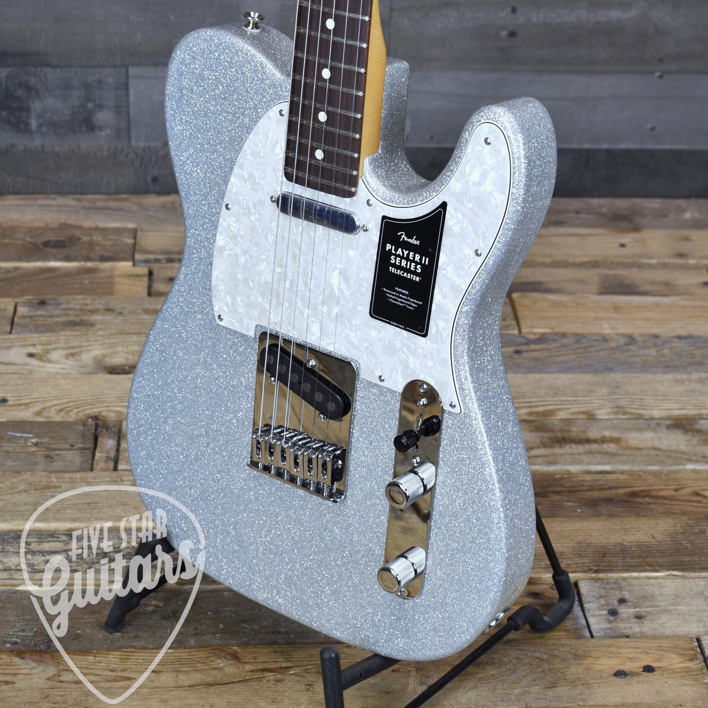 Fender 75th Anniversary Player II Telecaster - Diamond Dust Sparkle with Gig Bag