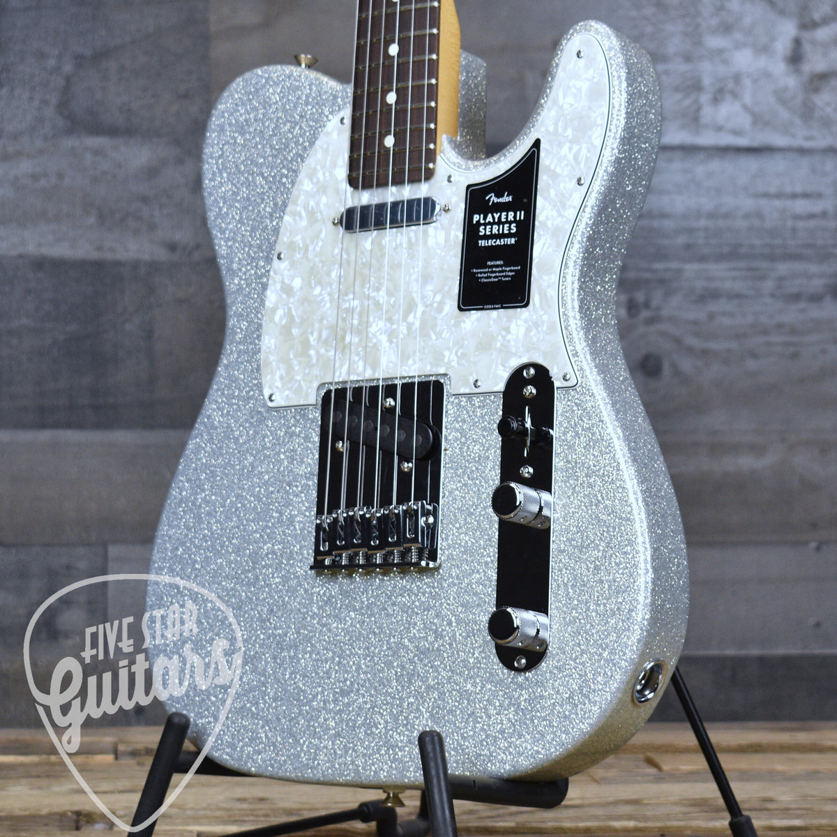 Fender 75th Anniversary Player II Telecaster - Diamond Dust Sparkle with Gig Bag