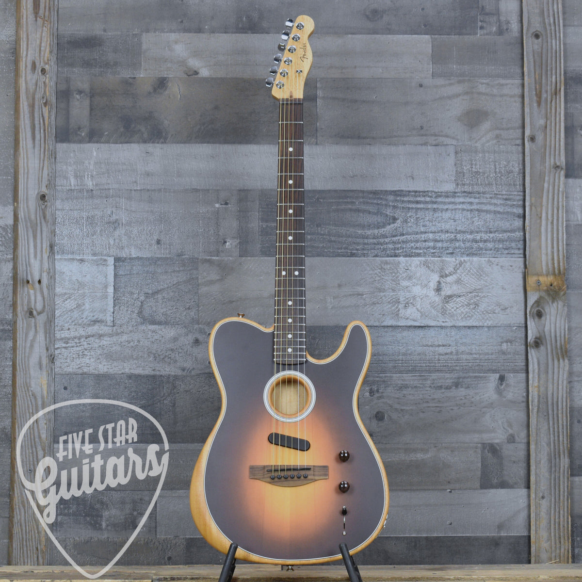 Fender Acoustasonic Player Telecaster - Shadow Burst with Gig Bag