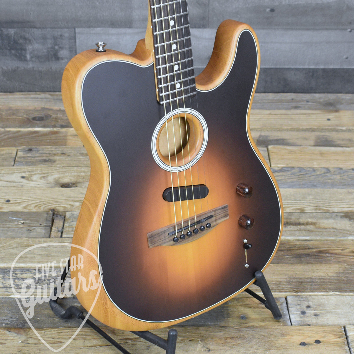 Fender Acoustasonic Player Telecaster - Shadow Burst with Gig Bag