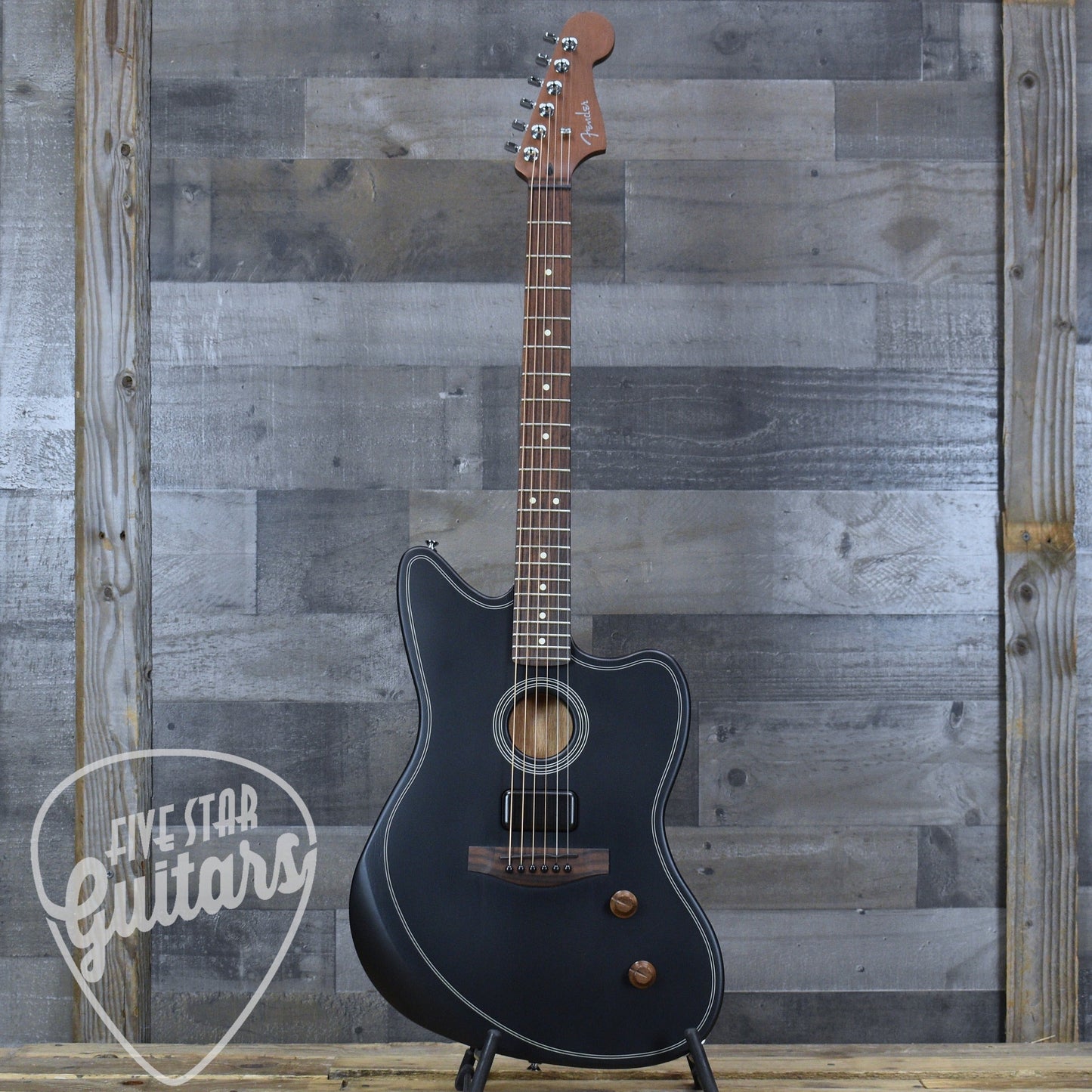 Fender Acoustasonic Standard Jazzmaster- Black