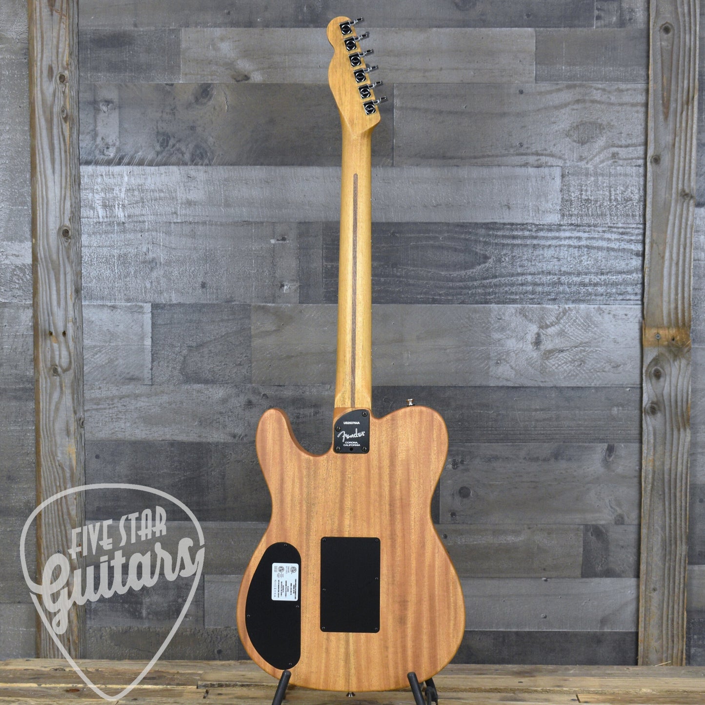 Fender American Acoustasonic Telecaster All-Mahogany - Natural with Deluxe Gig Bag