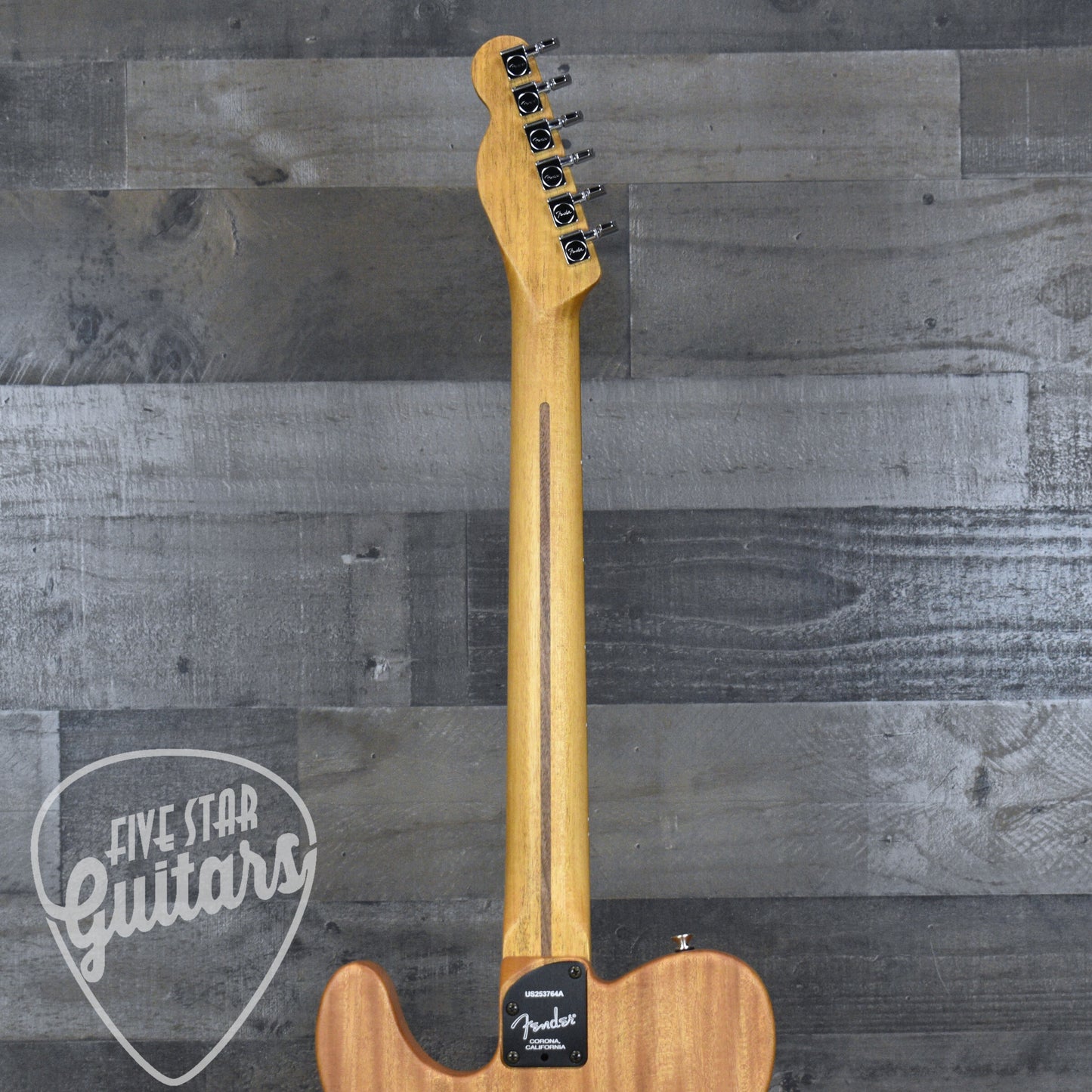 Fender American Acoustasonic Telecaster All-Mahogany - Natural with Deluxe Gig Bag