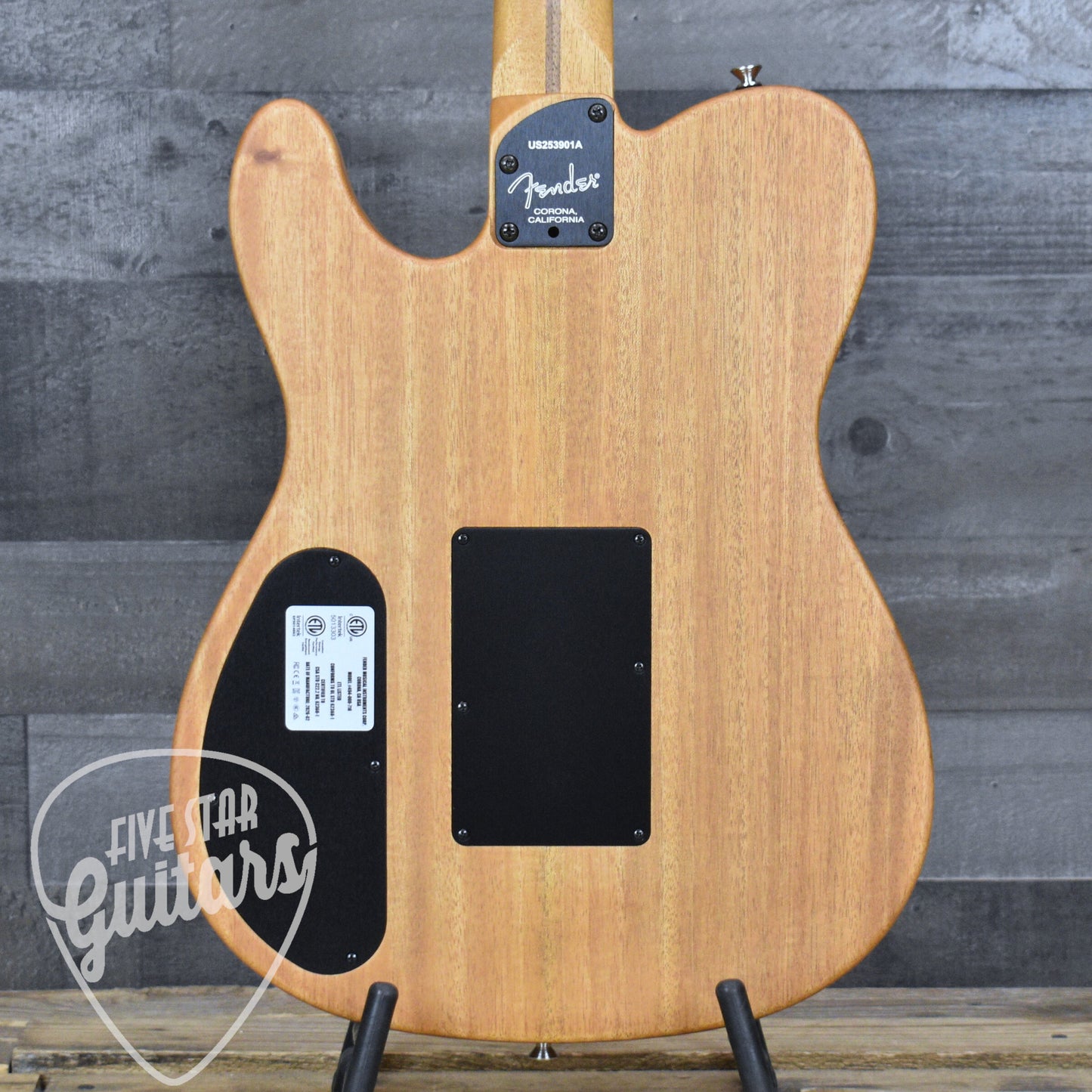 Fender American Acoustasonic Telecaster All-Mahogany - Natural with Deluxe Gig Bag