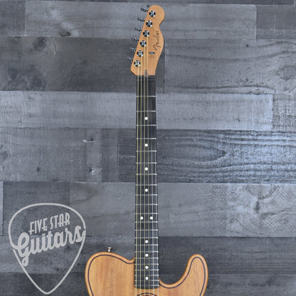 Fender American Acoustasonic Telecaster All-Mahogany - Natural with Deluxe Gig Bag