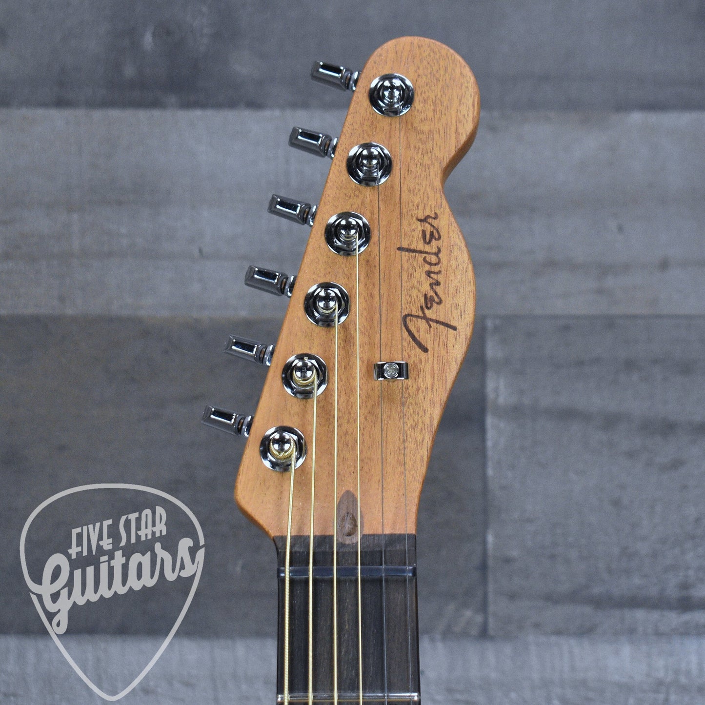 Fender American Acoustasonic Telecaster All-Mahogany - Natural with Deluxe Gig Bag
