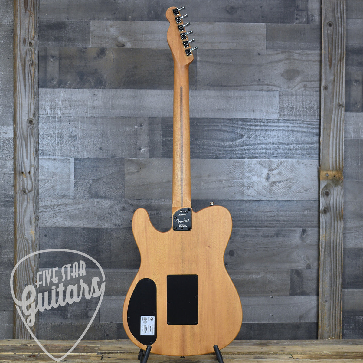Fender American Acoustasonic Telecaster All-Mahogany - Natural with Deluxe Gig Bag