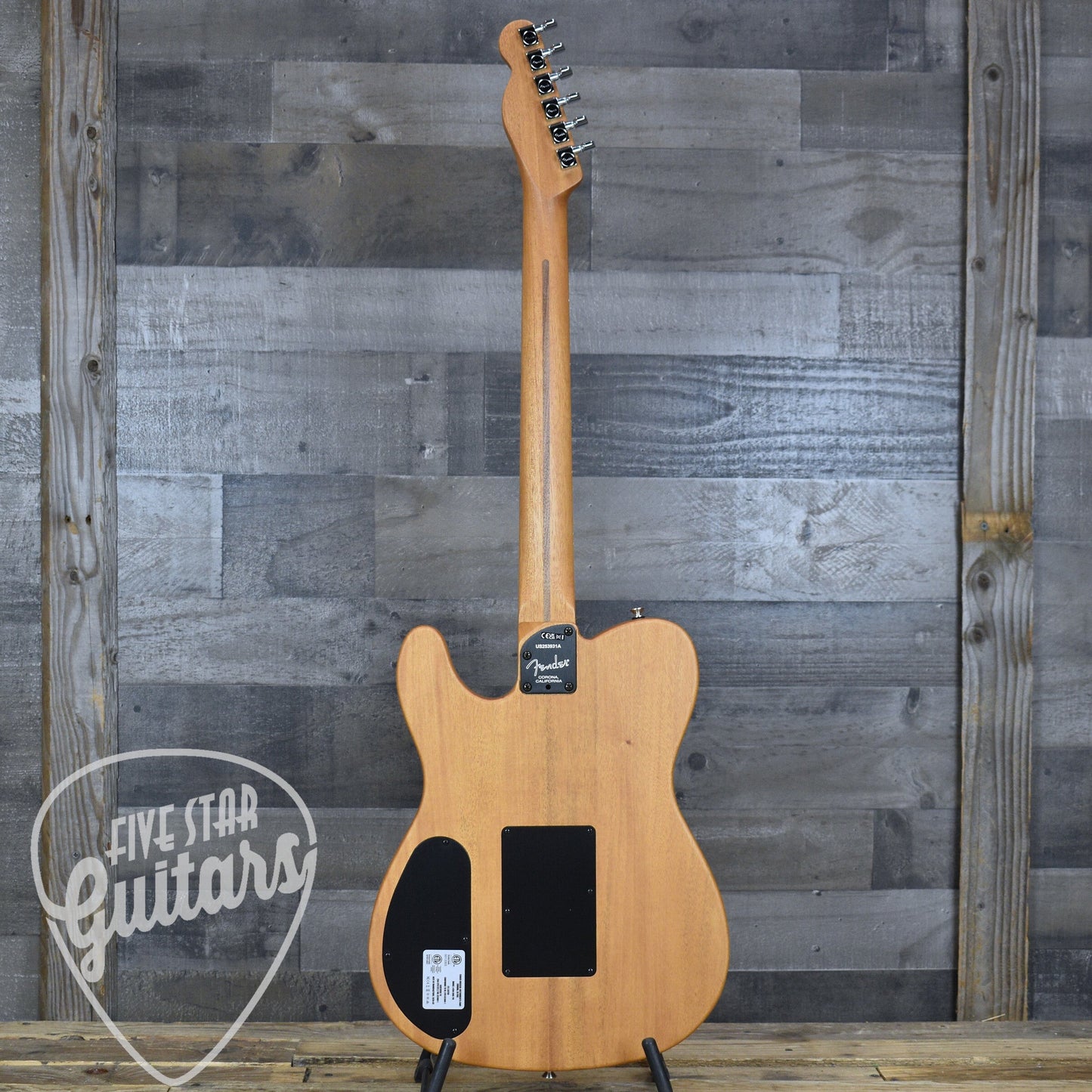 Fender American Acoustasonic Telecaster All-Mahogany - Natural with Deluxe Gig Bag
