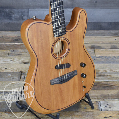 Fender American Acoustasonic Telecaster All-Mahogany - Natural with Deluxe Gig Bag