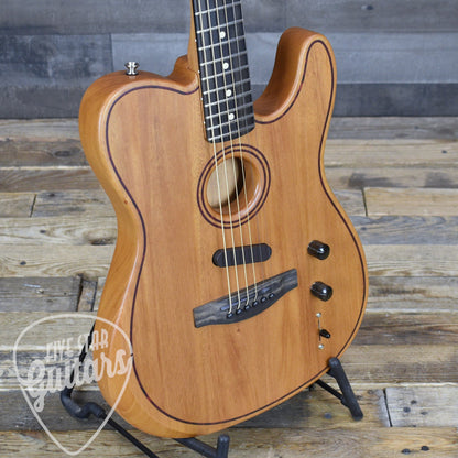 Fender American Acoustasonic Telecaster All-Mahogany - Natural with Deluxe Gig Bag