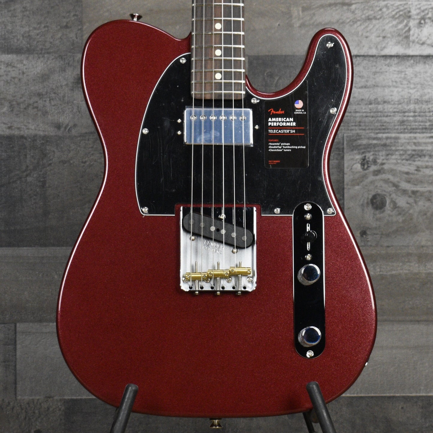Fender American Performer Telecaster S/H - Aubergine with Gig Bag