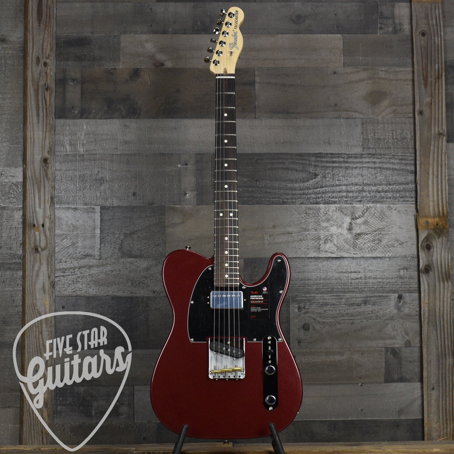 Fender American Performer Telecaster S/H - Aubergine with Gig Bag