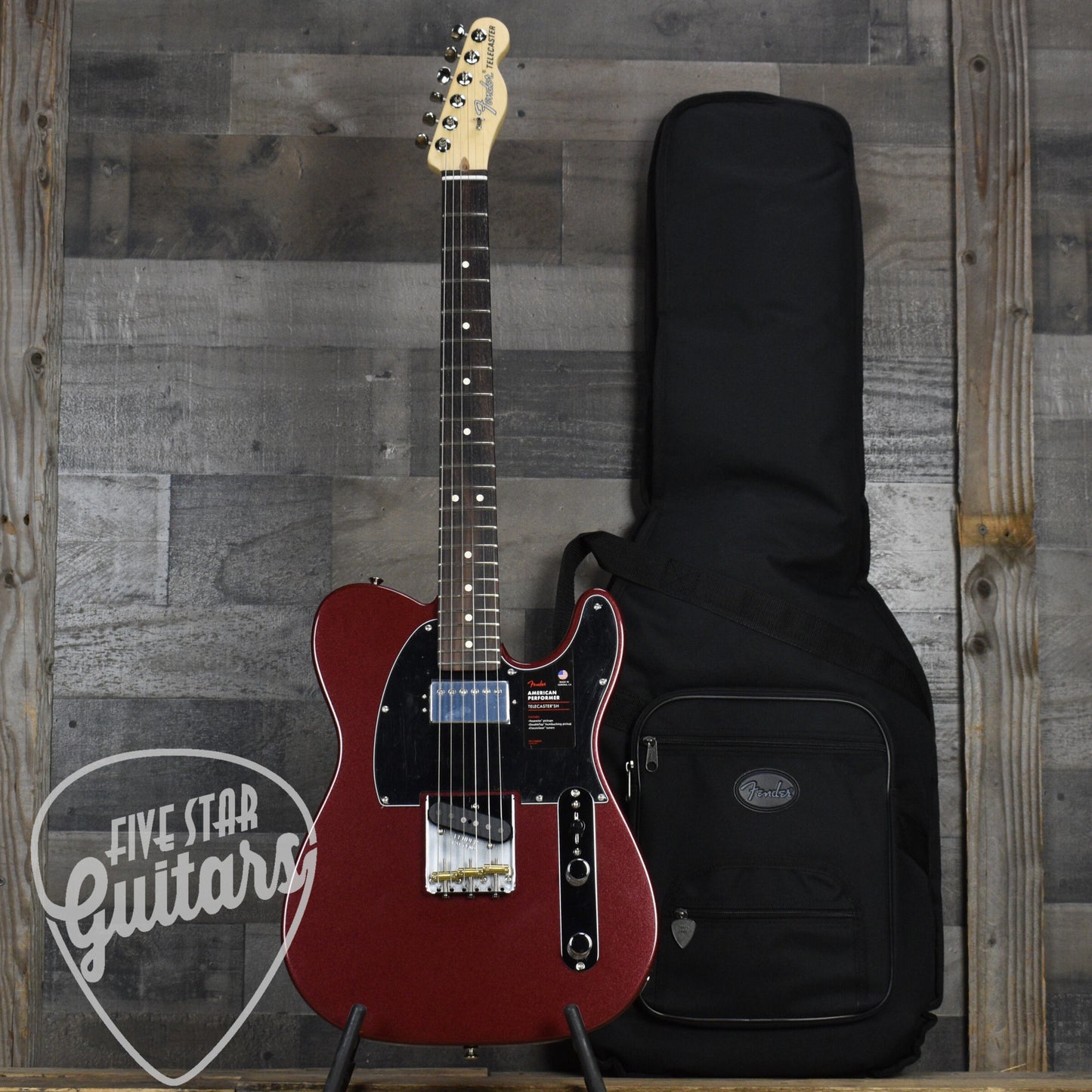 Fender American Performer Telecaster S/H - Aubergine with Gig Bag