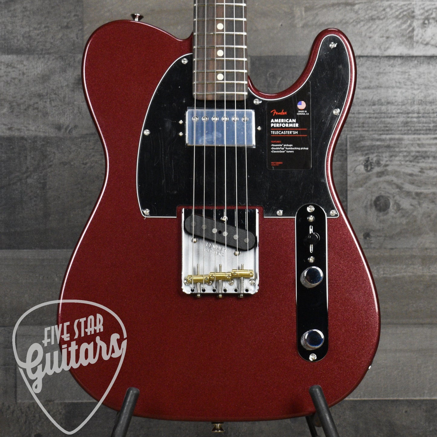 Fender American Performer Telecaster S/H - Aubergine with Gig Bag