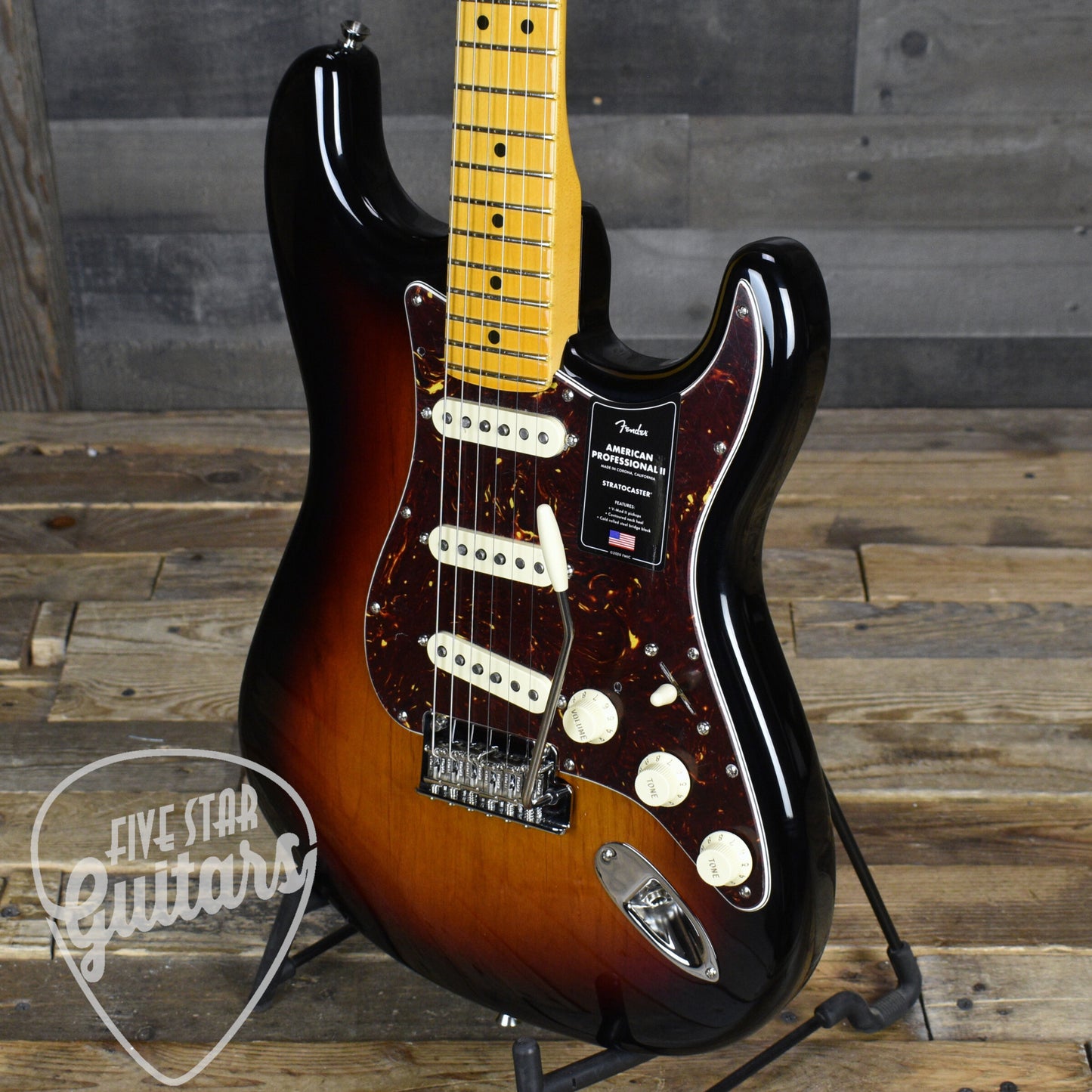 Fender American Professional II Stratocaster - 3 Tone Sunburst with Hard Shell Case