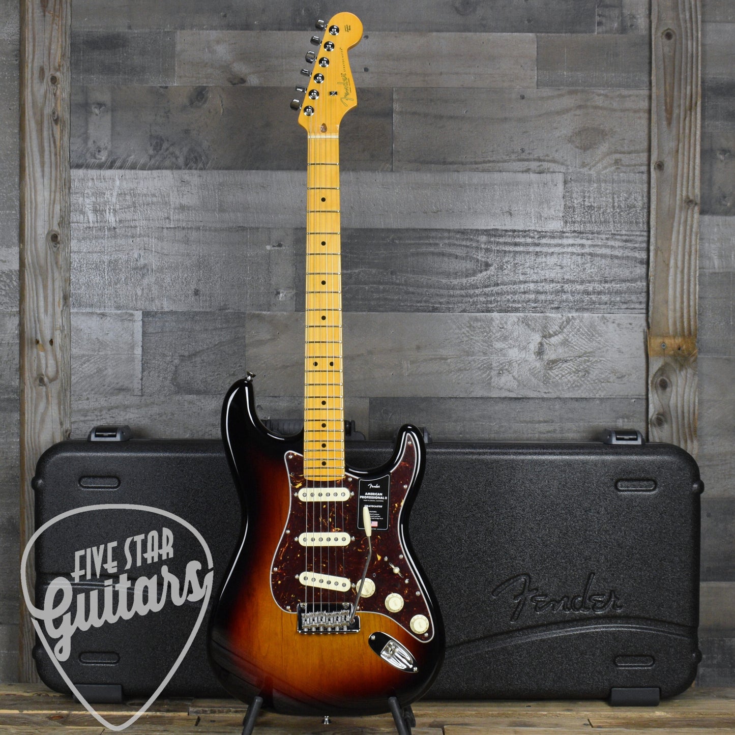 Fender American Professional II Stratocaster - 3 Tone Sunburst with Hard Shell Case
