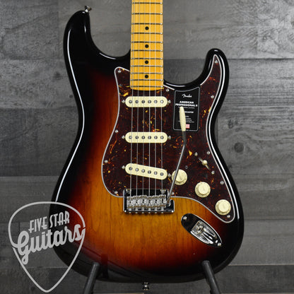Fender American Professional II Stratocaster - 3 Tone Sunburst with Hard Shell Case