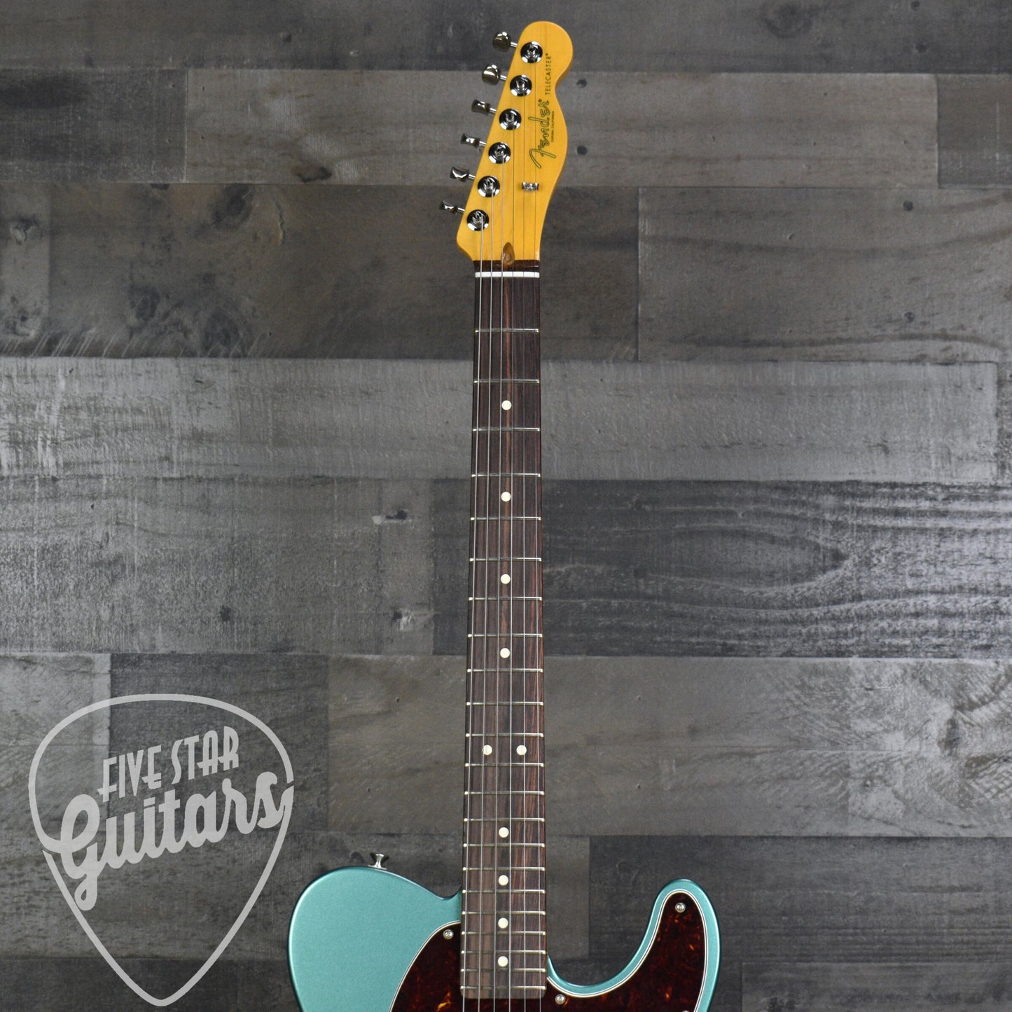 Fender American Professional Classic Hotshot Telecaster Rosewood Fingerboard - Faded Sherwood Green Metallic with Deluxe Gigbag