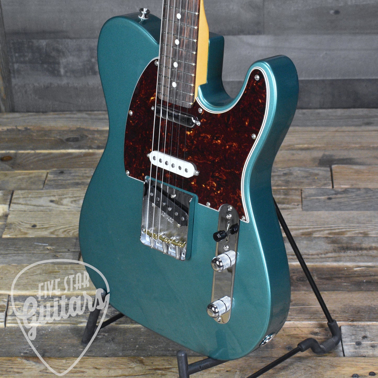 Fender American Professional Classic Hotshot Telecaster Rosewood Fingerboard - Faded Sherwood Green Metallic with Deluxe Gigbag