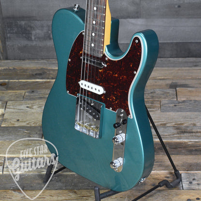 Fender American Professional Classic Hotshot Telecaster Rosewood Fingerboard - Faded Sherwood Green Metallic with Deluxe Gigbag