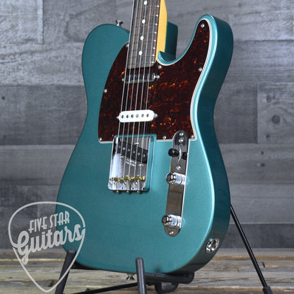 Fender American Professional Classic Hotshot Telecaster Rosewood Fingerboard - Faded Sherwood Green Metallic with Deluxe Gigbag