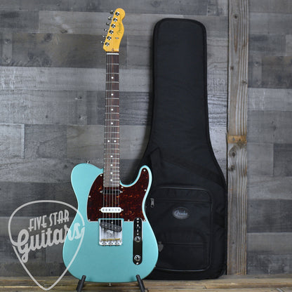 Fender American Professional Classic Hotshot Telecaster Rosewood Fingerboard - Faded Sherwood Green Metallic with Deluxe Gigbag
