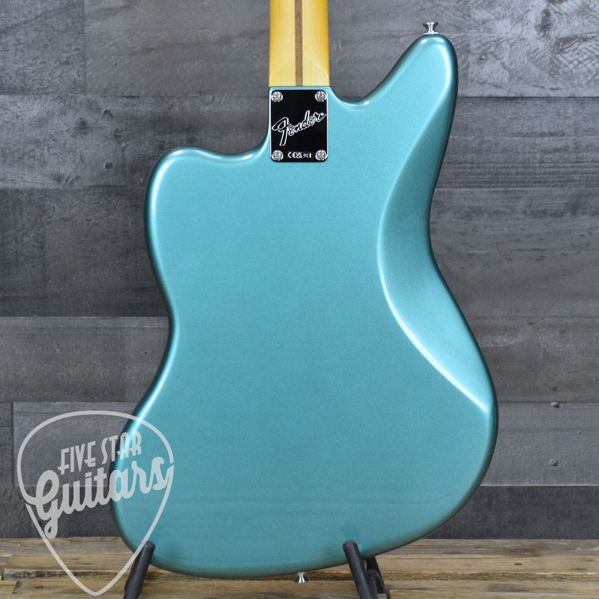 Fender American Professional Classic Jaguar - Faded Sherwood Green Metallic with Deluxe Gig Bag