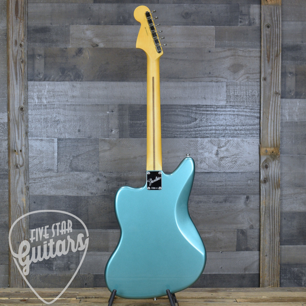 Fender American Professional Classic Jaguar - Faded Sherwood Green Metallic with Deluxe Gig Bag