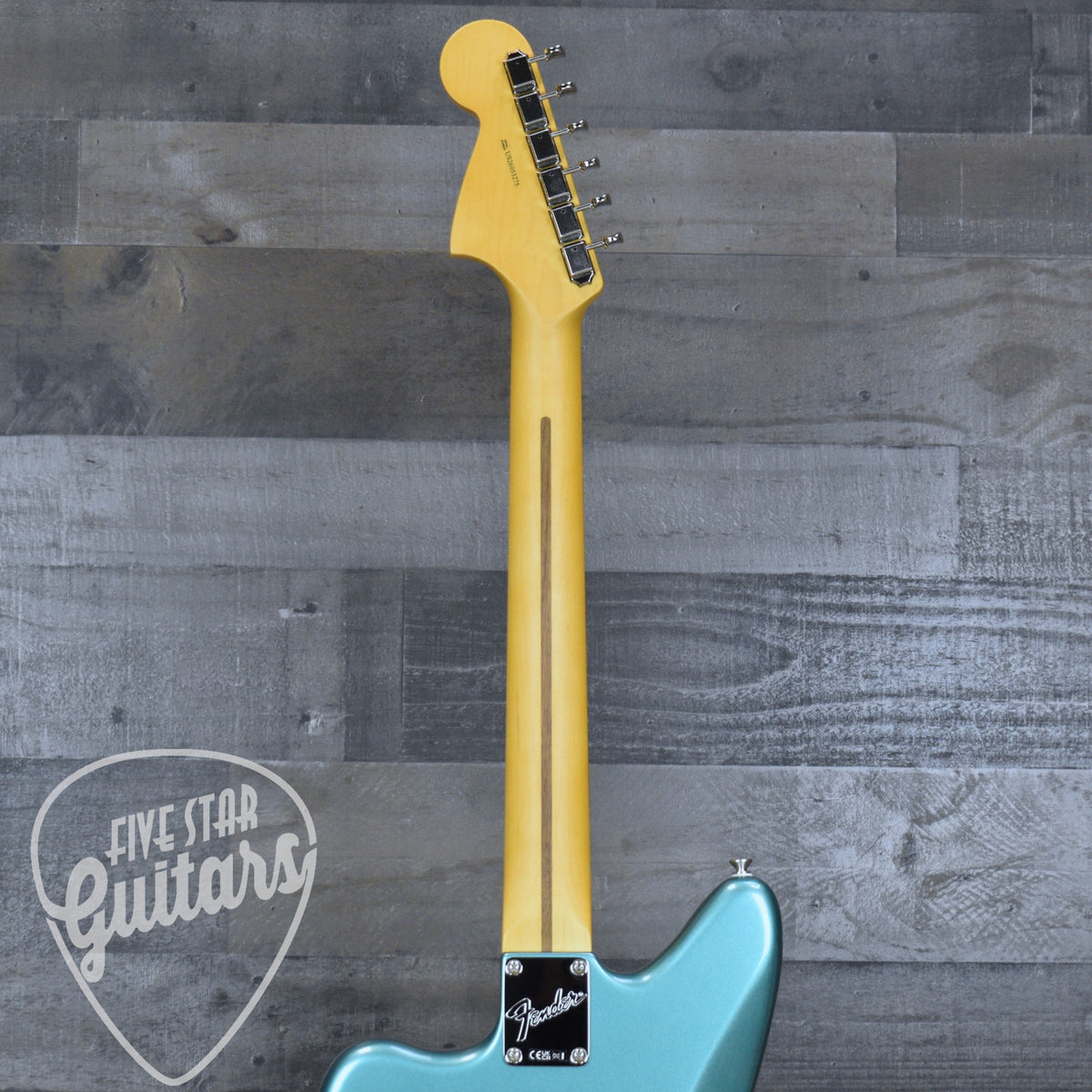 Fender American Professional Classic Jaguar - Faded Sherwood Green Metallic with Deluxe Gig Bag
