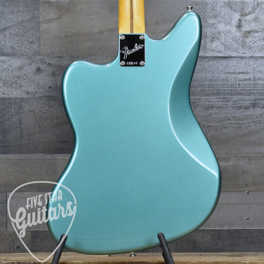 Fender American Professional Classic Jaguar Rosewood Fingerboard Faded Sherwood Green Metallic Included: Deluxe Gig Bag